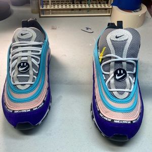 Nike Air Max 97 SE Youth Size 7 Womens 8.5 Have A Nike Day Space Purple Sneaker